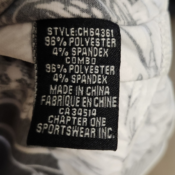 Womens Jules & Leopold Black and White Tunic Top 3/4 Sleeves Size L - Picture 6 of 6